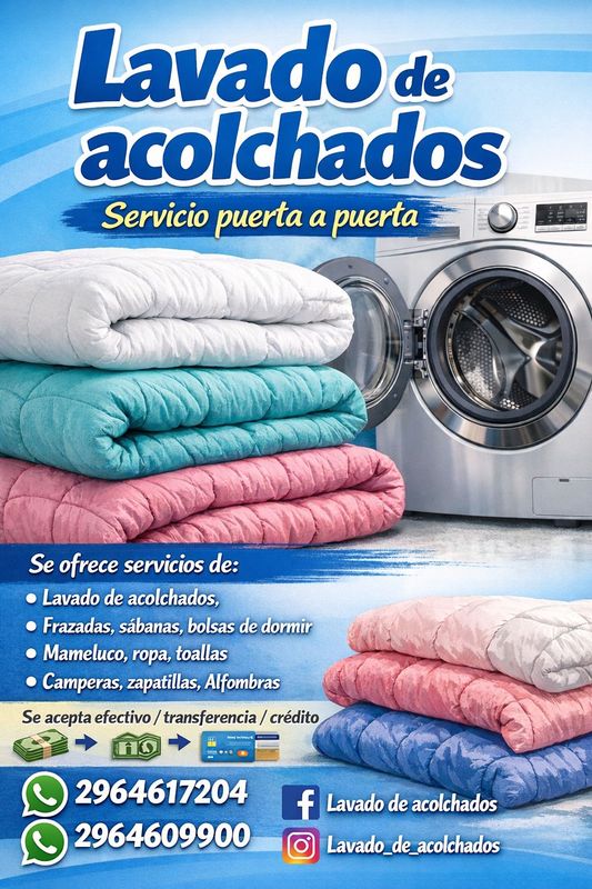 Lavado de Acolchados